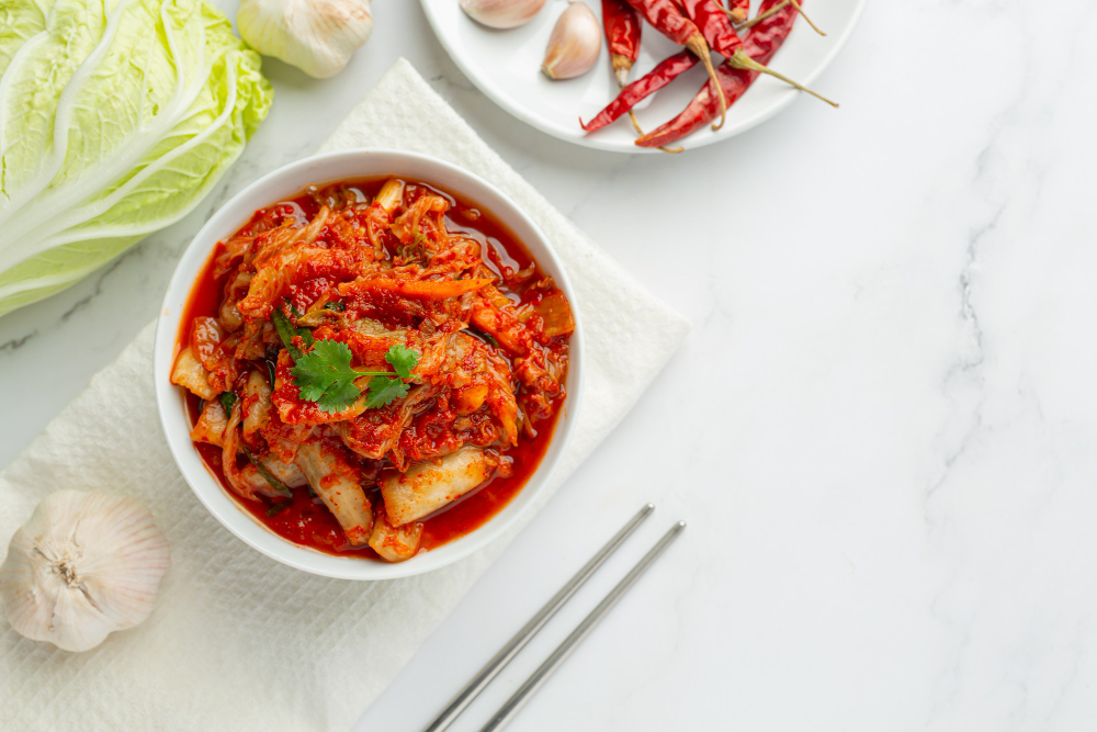 plato de comida coreana